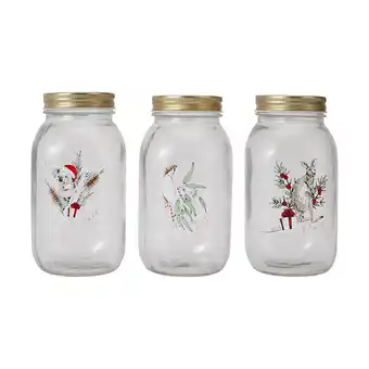 Kmart Buhland christmas jars 800ml offer