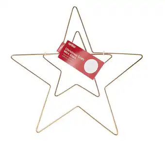 Kmart Star metal rings 2 pack offer