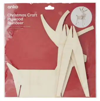 Plywood reindeer
