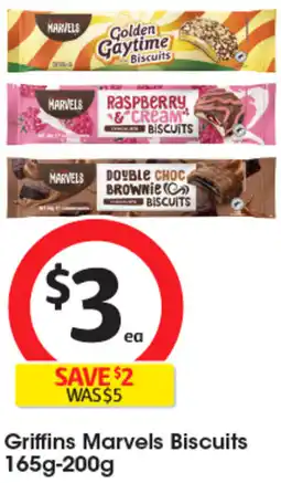 Coles Griffins Marvels Biscuits 165g-200g offer
