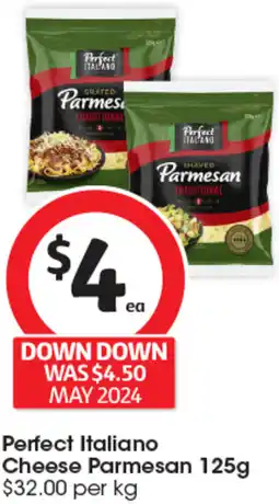 Coles Perfect Italiano Cheese Parmesan 125g offer