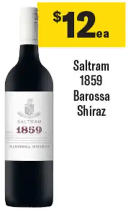 Coles Saltram 1859 Barossa Shiraz offer