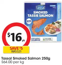 Coles Tassal Smoked Salmon 250g offer
