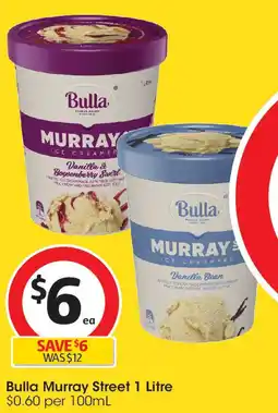 Coles Bulla Murray Street 1 Litre offer