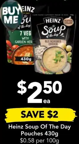 Drakes Heinz Soup Of The Day Pouches 430g offer