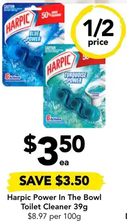 Drakes Harpic Power In The Bowl Toilet Cleaner offer