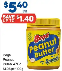 Foodland Bega Peanut Butter 470g $1.06 per 100g offer