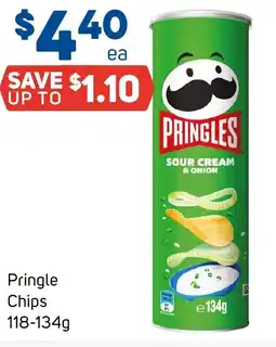 Foodland Pringle Chips 118-134g offer
