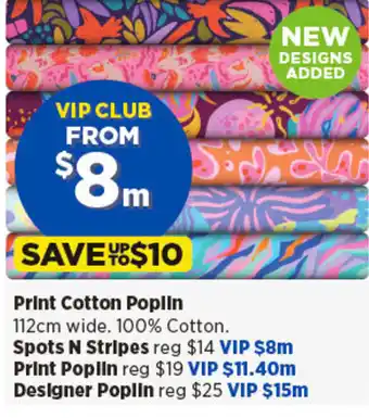 Spotlight Print Cotton Poplin offer