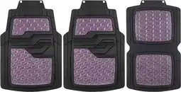 SuperCheap Auto SCA Checkerplate Pattern Floor Mats offer
