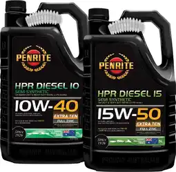 SuperCheap Auto Selected Penrite 5L HPR Diesel Engine Oils^ offer