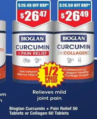Chemist Warehouse BIOGLAN CURCUMIN offer