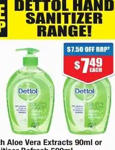 Chemist Warehouse Healthy Touch Instant Hand Sanitiser Refresh 500ml *Always read the label and follow the directions for use offer