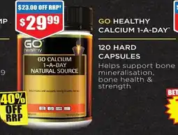 GO CALCIUM 1-A-DAY NATURAL SOURCE