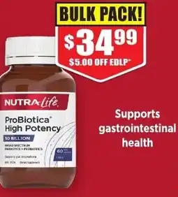 Chemist Warehouse NUTRA Life ProBiotica High Potency offer