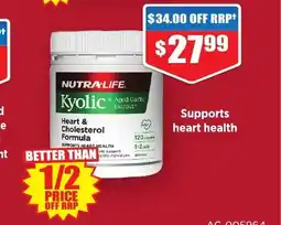 Chemist Warehouse NUTRALIFE. Kyolic offer