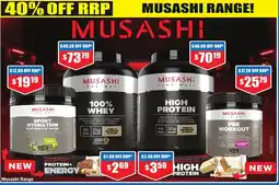 Chemist Warehouse MUSASHI RANGE! offer