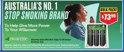 Chemist Warehouse nicorette QuickMist offer