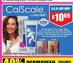 Chemist Warehouse CalScale High Potency Dry Skin Treatment Cream 100g offer