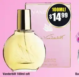 Chemist Warehouse Vanderbilt 100ml edt offer