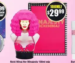 Chemist Warehouse Nicki Minaj Her Minajesty 100ml edp offer
