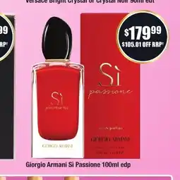 Chemist Warehouse Giorgio Armani Si Passione 100ml edp offer