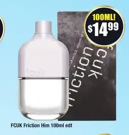 Chemist Warehouse FCUK Friction Him 100ml edt offer