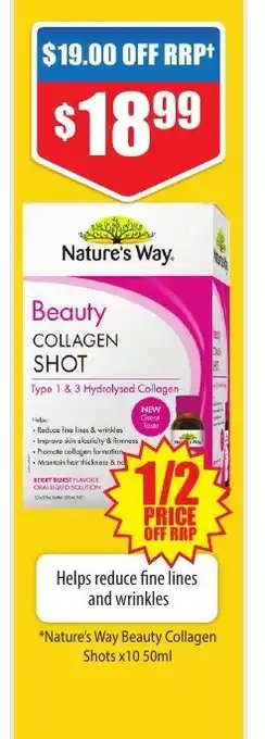 Chemist Warehouse *Nature's Way Beauty Collagen offer