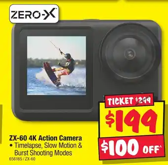 JB Hi-Fi ZX-60 4K Action Camera offer