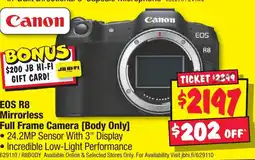 JB Hi-Fi EOS R8 Mirrorless Full Frame Camera [Body Only] offer