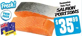 Farmer Jack's SALMON PORTIONS offer