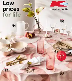 Kmart K Mart Low prices/for life offer