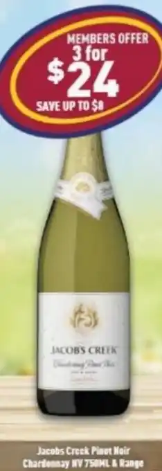 Liquor Legends Jacobs Creck Pinot Noir Chardonnay KV 750ml offer
