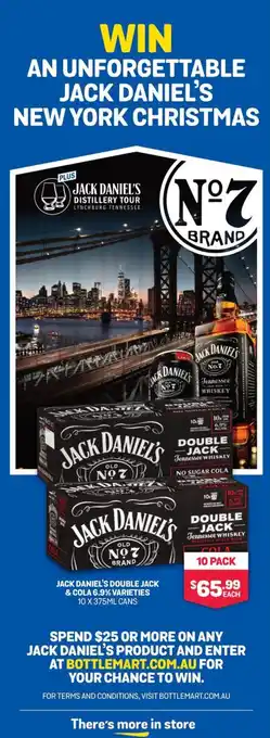 Bottlemart JACK DANIEL'S offer