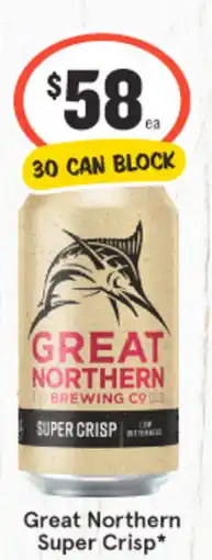 IGA Liquor Great Northern Super Crisp* offer