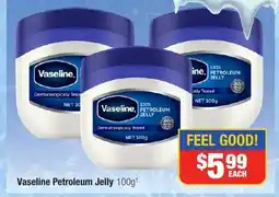 Direct Chemist Outlet Vaseline Petroleum Jelly 100g offer