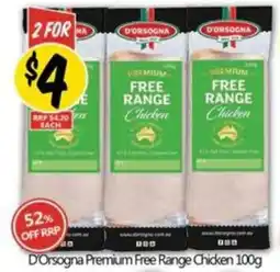 NQR D'Orsogna Premium Free Range Chicken 100g offer
