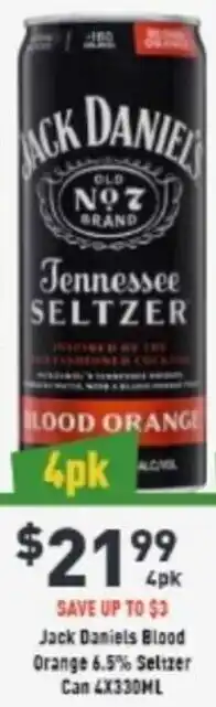 Liquor Legends Jack Daniels Blood Orange offer