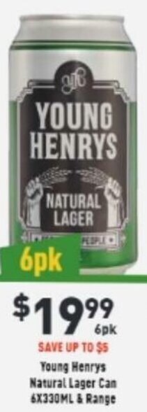 Young Henrys Natural Lager Can