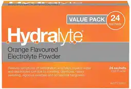 healthylife Hydralyte Electrolyte Powder Orange 24 Sachets offer