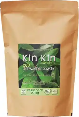healthylife Kin Kin Naturals Eco Dishwash Powder Lime and Lemon Myrtle 2.5kg offer