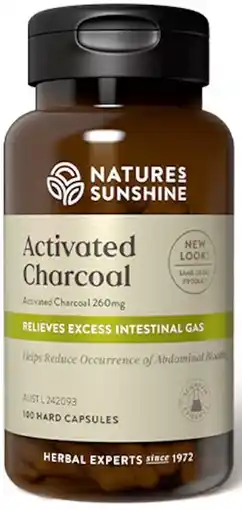 healthylife Nature's Sunshine Activated Charcoal 100 Capsules offer