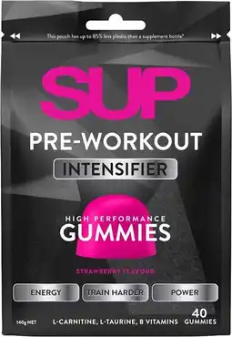 healthylife Sup Pre-Workout Intensifier Gummies 40 Pack offer