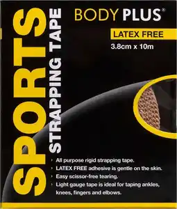 healthylife Body Plus Sports Strapping Tape 3.8cm x 10m offer