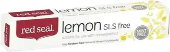 healthylife Red Seal Lemon SLS Free Toothpaste 100g offer