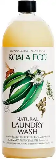 healthylife Koala Eco Laundry Wash Lemon Scented Eucalyptus & Rosemary 1L offer