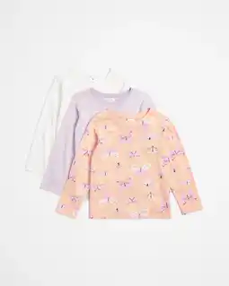 Long Sleeve Print 3 Pack Tops