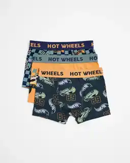 Hot Wheels Boys Trunks 3 Pack Underwear Gift Set