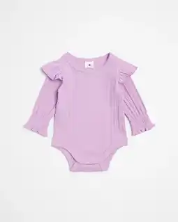 Target Baby Organic Cotton Rib Bodysuit with Frill offer