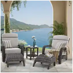 Costco Nogales Adirondack Patio Seating 5 Piece Set offer